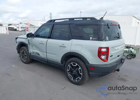 2023 Ford Bronco Sport Outer Banks z USA, uszkodzony, nr VIN 3FMCR9C60PRD36115